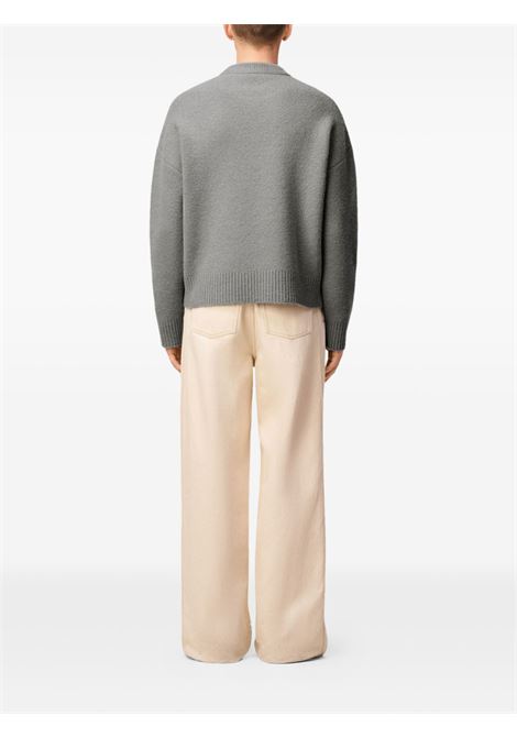 Maglione ami de coeur in grigio AMI Paris - uomo AMI PARIS | UKS836KN0135058